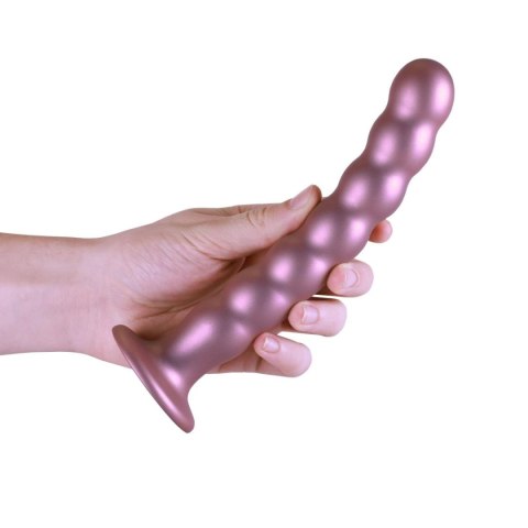 Ouch! Beaded G-Spot Dildo - 8'' / 20,5 cm - Rose Gold Ouch! Beaded G-Spot Dildo - 8'' / 20,5 cm - Rose Gold