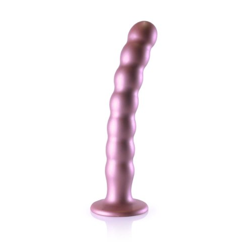 Ouch! Beaded G-Spot Dildo - 8'' / 20,5 cm - Rose Gold Ouch! Beaded G-Spot Dildo - 8'' / 20,5 cm - Rose Gold