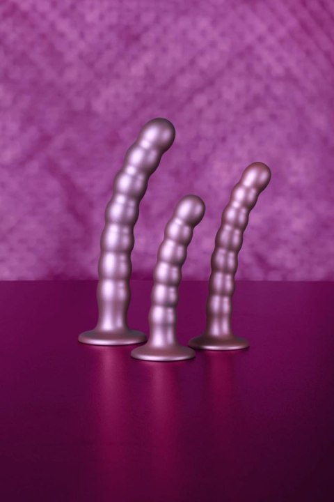 Ouch! Beaded G-Spot Dildo - 8'' / 20,5 cm - Rose Gold Ouch! Beaded G-Spot Dildo - 8'' / 20,5 cm - Rose Gold