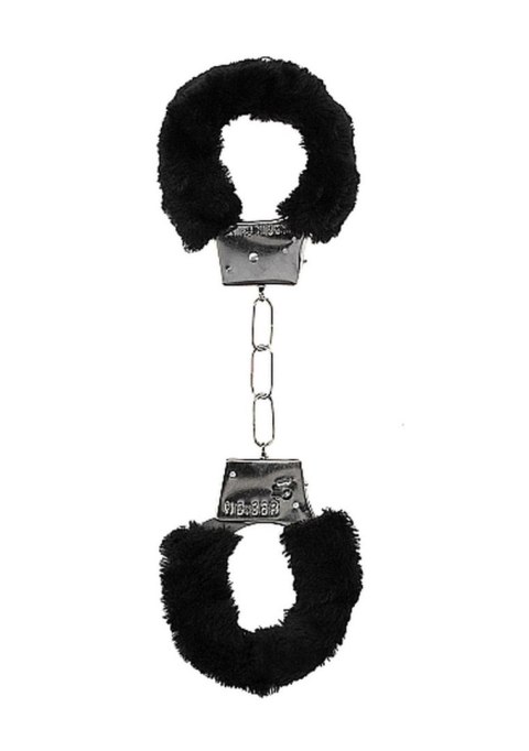 Ouch! Beginner""s Handcuffs Furry - Black Ouch! Beginner""s Handcuffs Furry - Black