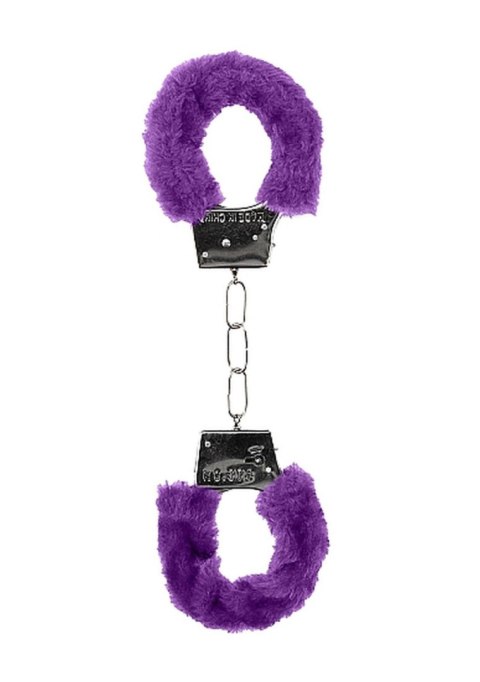Ouch! Beginner""s Handcuffs Furry - Purple Ouch! Beginner""s Handcuffs Furry - Purple