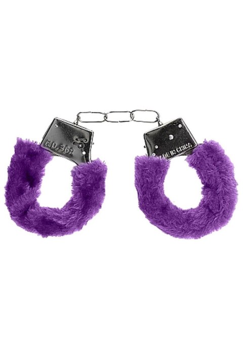 Ouch! Beginner""s Handcuffs Furry - Purple Ouch! Beginner""s Handcuffs Furry - Purple