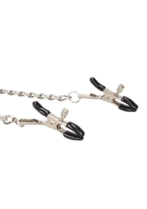Ouch! Breathable Ball Gag With Nipple Clamps Ouch! Breathable Ball Gag With Nipple Clamps