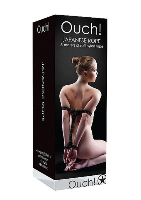 Ouch! Japanese Rope - 5m - Black Ouch! Japanese Rope - 5m - Black
