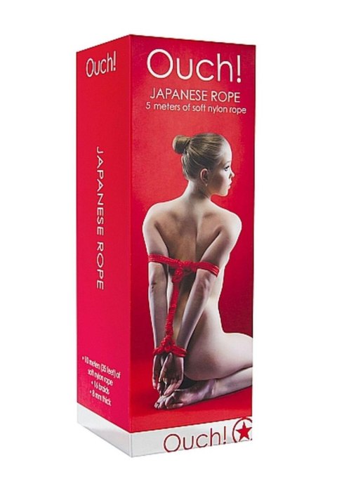Ouch! Japanese Rope - 5m - Red Ouch! Japanese Rope - 5m - Red