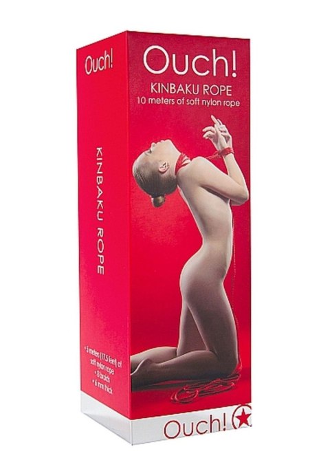 Ouch! Kinbaku Rope - 10m - Red Ouch! Kinbaku Rope - 10m - Red