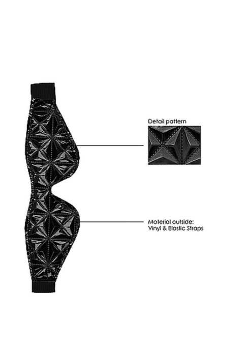 Ouch! Luxury Eye Mask - Black Ouch! Luxury Eye Mask - Black
