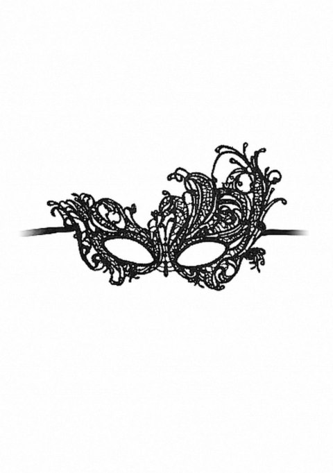 Ouch! Royal Black Lace Mask - Black Ouch! Royal Black Lace Mask - Black