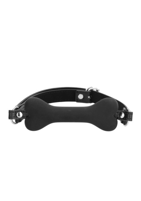 Ouch! Silicone Bone Gag - With Adjustable Bonded Leather Straps Ouch! Silicone Bone Gag - With Adjustable Bonded Leather Straps