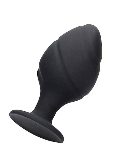 Ouch! Swirled Butt Plug, korek analny Set - Black Ouch! Swirled Butt Plug, korek analny Set - Black