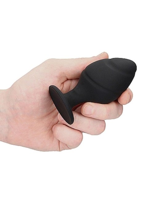 Ouch! Swirled Butt Plug, korek analny Set - Black Ouch! Swirled Butt Plug, korek analny Set - Black