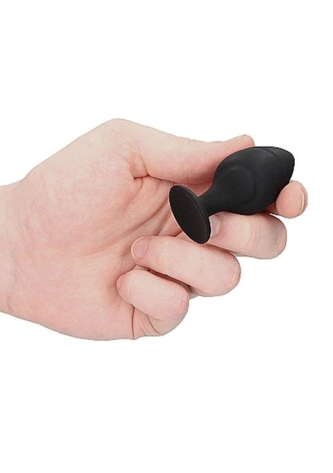 Ouch! Swirled Butt Plug, korek analny Set - Black Ouch! Swirled Butt Plug, korek analny Set - Black