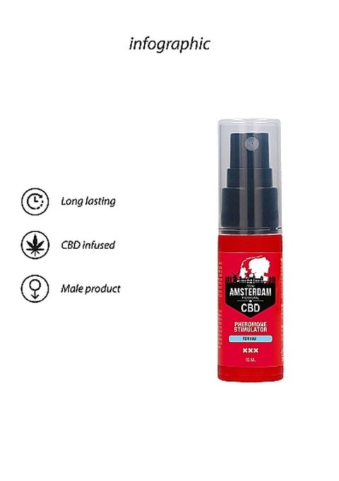 Pharmquests Original CBD Amsterdam - Pheromone Stimulator For Him - 15ml Pharmquests Original CBD Amsterdam - Pheromone Stimulator For Him - 15ml