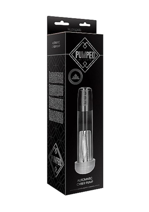Pumped Automatic Cyber Pump with Masturbation Sleeve - Transparent Pumped Automatic Cyber Pump with Masturbation Sleeve - Transparent