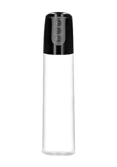 Pumped Automatic Cyber Pump with Masturbation Sleeve - Transparent Pumped Automatic Cyber Pump with Masturbation Sleeve - Transparent