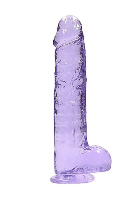 Dildo 23 cm Realistic Dildo With Balls - Purple Dildo 23 cm Realistic Dildo With Balls - Purple