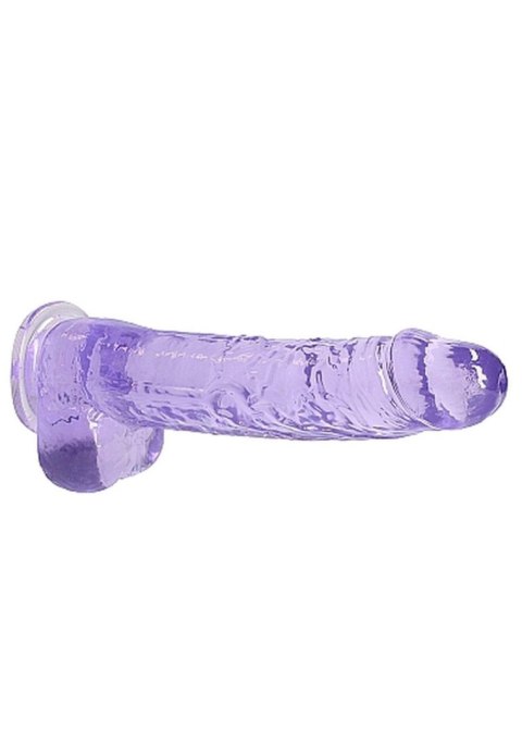 Dildo 23 cm Realistic Dildo With Balls - Purple Dildo 23 cm Realistic Dildo With Balls - Purple