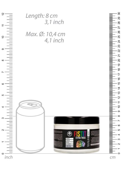Shots Fist It - Extra Thick - Rainbow - 500 ml Shots Fist It - Extra Thick - Rainbow - 500 ml