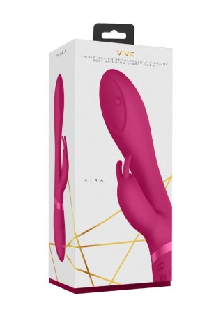 Shots Mira - Spinning Wibrator do punktu G, G-spot Wibrator króliczek, rabbit - Pink