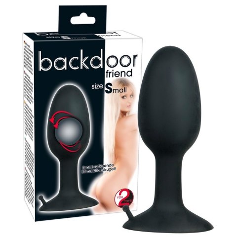 Backdoor Friend Small Silicone Plug, korek analny Backdoor Friend Small Silicone Plug, korek analny