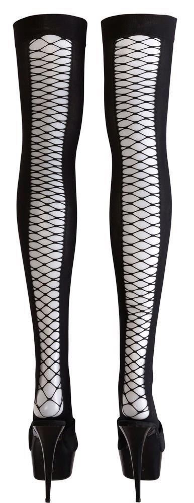 Cottelli LEGWEAR Thigh-high Net Stockings M/L Cottelli LEGWEAR Thigh-high Net Stockings M/L
