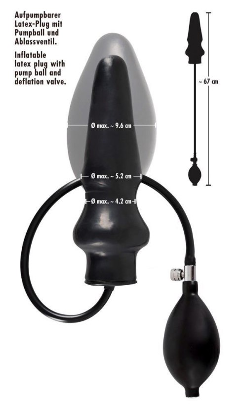 Late X Latex Plug Inflatable Late X Latex Plug Inflatable