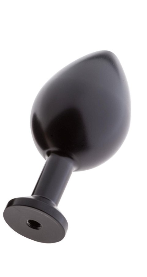 Malesation MALESATION Alu-Plug, korek analny with suction cup medium, black Malesation MALESATION Alu-Plug, korek analny with suction cup medium, black