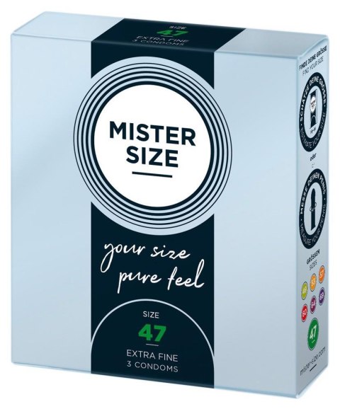 Mister Size Mister Size 47mm pack of 3 Mister Size Mister Size 47mm pack of 3