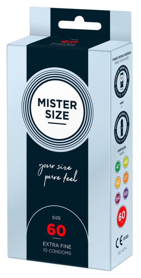 Mister Size Mister Size 60mm pack of 10 Mister Size Mister Size 60mm pack of 10