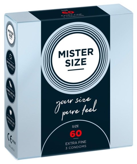 Mister Size Mister Size 60mm pack of 3 Mister Size Mister Size 60mm pack of 3
