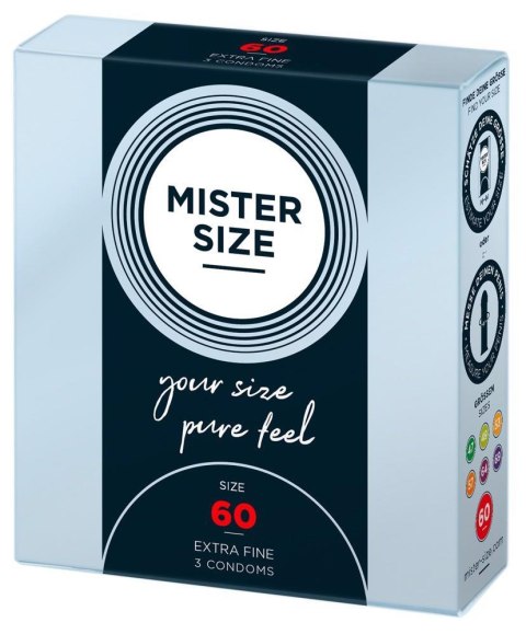 Mister Size Mister Size 60mm pack of 3 Mister Size Mister Size 60mm pack of 3