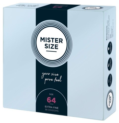 Mister Size Mister Size 64mm pack of 36 Mister Size Mister Size 64mm pack of 36