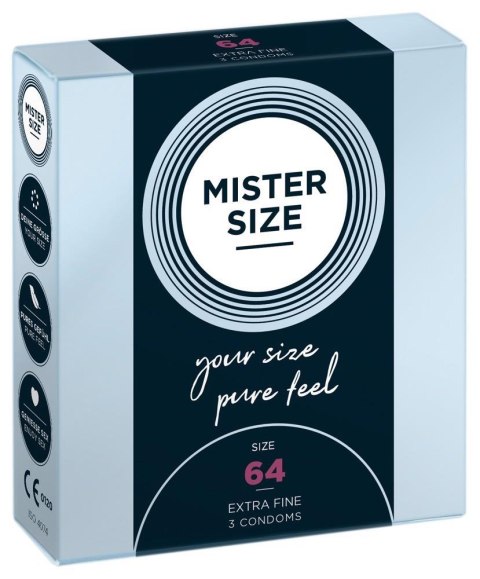 Mister Size Mister Size 64mm pack of 3 Mister Size Mister Size 64mm pack of 3
