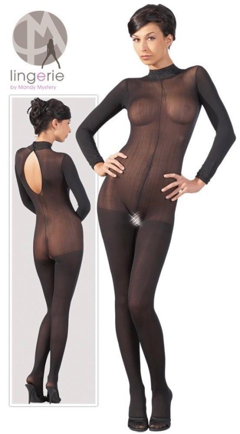 NO:XQSE Catsuit with Lace Collar M/L NO:XQSE Catsuit with Lace Collar M/L