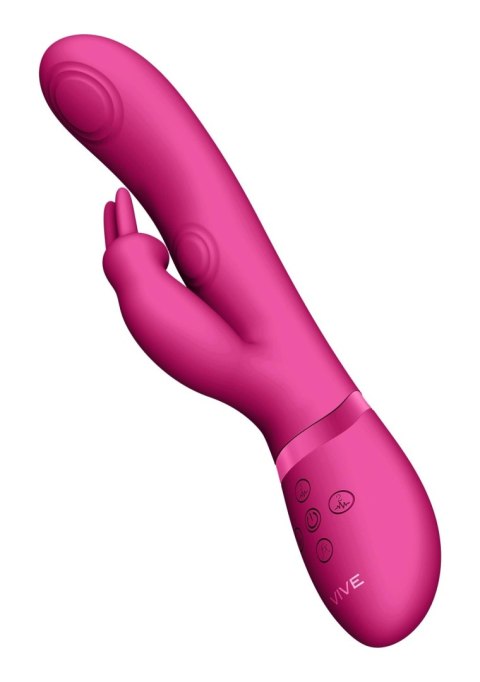 Vive May - Pulse-Wave & C-spot & G-Spot Wibrator króliczek, rabbit - Pink