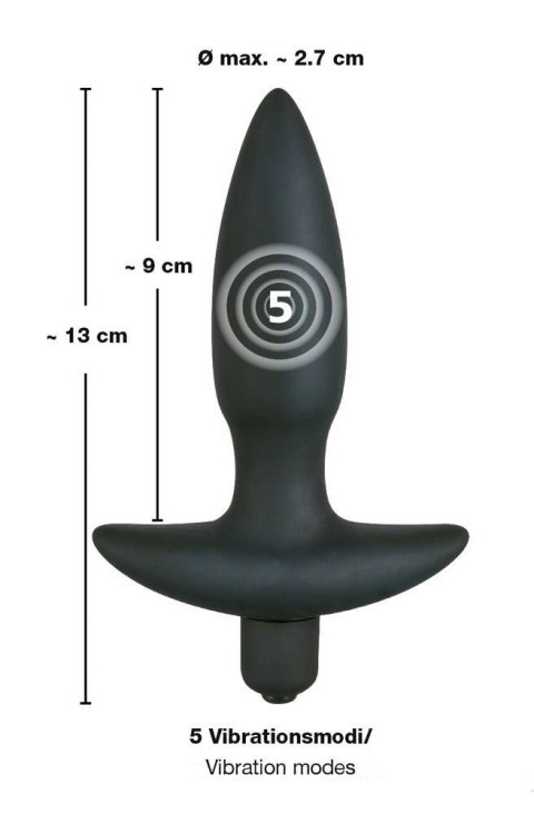 Black Velvets Black Velvets Vibr. Small Plug, korek analny Black Velvets Black Velvets Vibr. Small Plug, korek analny