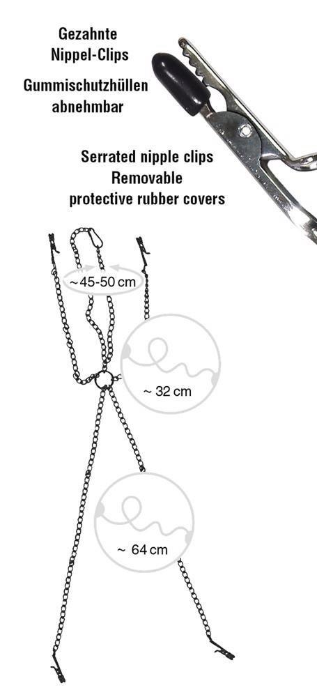 Fetish Collection Harness with Clamps Fetish Collection Harness with Clamps