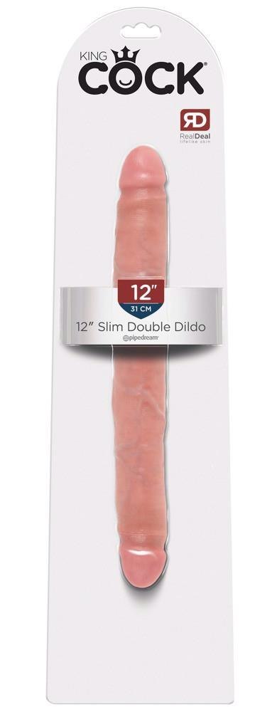 King Cock KC 12" Slim Double Dildo King Cock KC 12" Slim Double Dildo