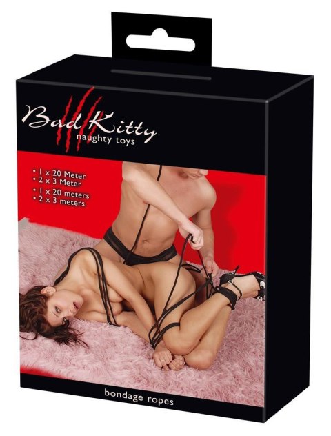Bad Kitty Bondage Ropes black Bad Kitty Bondage Ropes black
