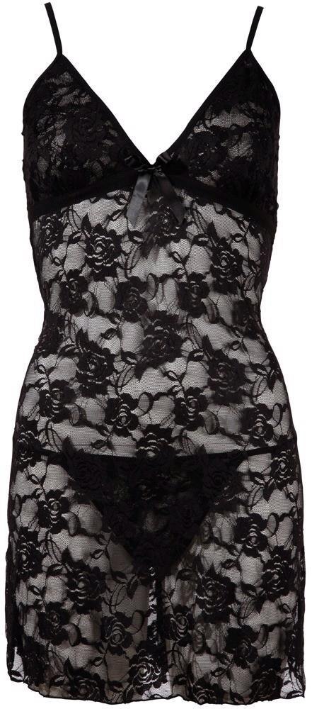 Cottelli LINGERIE Chemise black L Cottelli LINGERIE Chemise black L