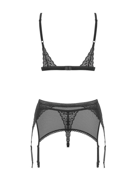 Obsessive Bielizna-Shibu komplet 3-częściowy czarny S/M Obsessive Bielizna-Shibu komplet 3-częściowy czarny S/M