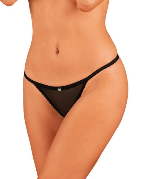 Obsessive Celia Noir crotchless thong XL/2XL Obsessive Celia Noir crotchless thong XL/2XL