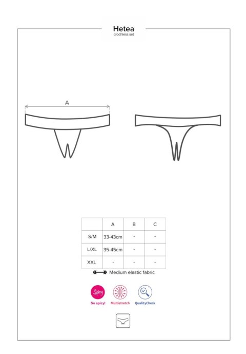 Obsessive Bielizna Dzień Kobiet-Hetea komplet 3-częściowy czerwony L/XL Obsessive Bielizna Dzień Kobiet-Hetea komplet 3-częściowy czerwony L/XL