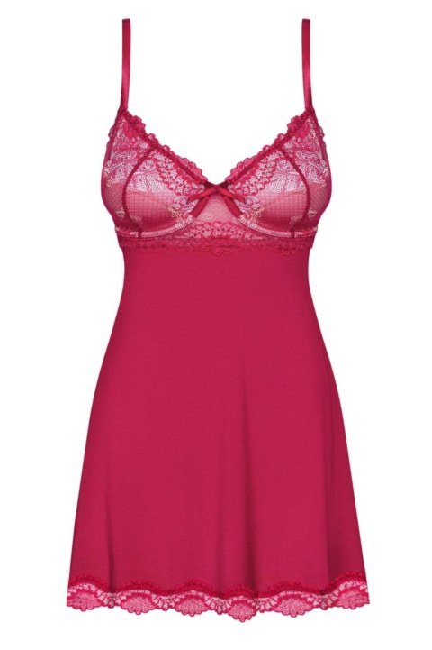 Obsessive Bielizna-Rosalyne babydoll i stringi czerwona S/M Obsessive Bielizna-Rosalyne babydoll i stringi czerwona S/M