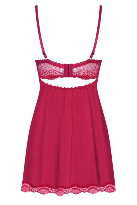 Obsessive Bielizna-Rosalyne babydoll i stringi czerwona S/M Obsessive Bielizna-Rosalyne babydoll i stringi czerwona S/M