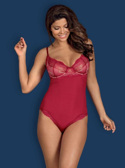 Obsessive Bielizna Dzień Kobiet-Rosalyne body czerwone S/M Obsessive Bielizna Dzień Kobiet-Rosalyne body czerwone S/M