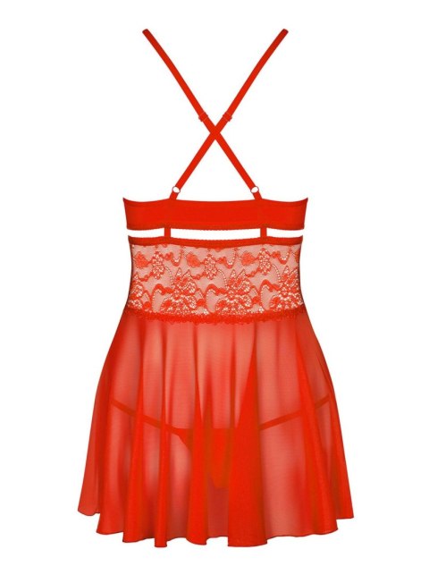 Obsessive Bielizna Dzień Kobiet-838-BAB-3 babydoll i stringi L/XL