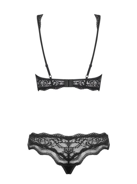Obsessive Bielizna Dzień Kobiet-Luvae komplet 2-częściowy Czarny L/XL Obsessive Bielizna Dzień Kobiet-Luvae komplet 2-częściowy Czarny L/XL