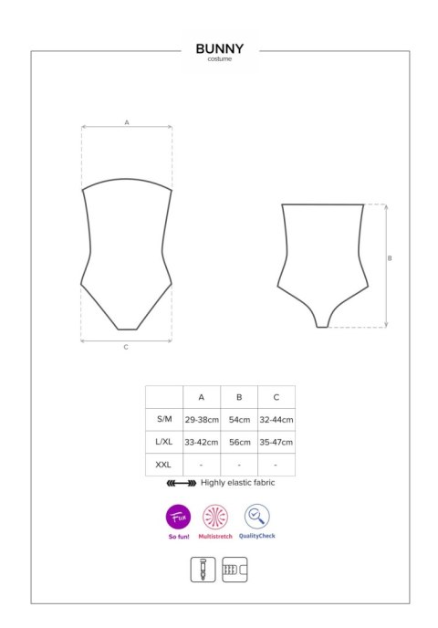 Obsessive Bielizna-Bunny costume S/M Obsessive Bielizna-Bunny costume S/M