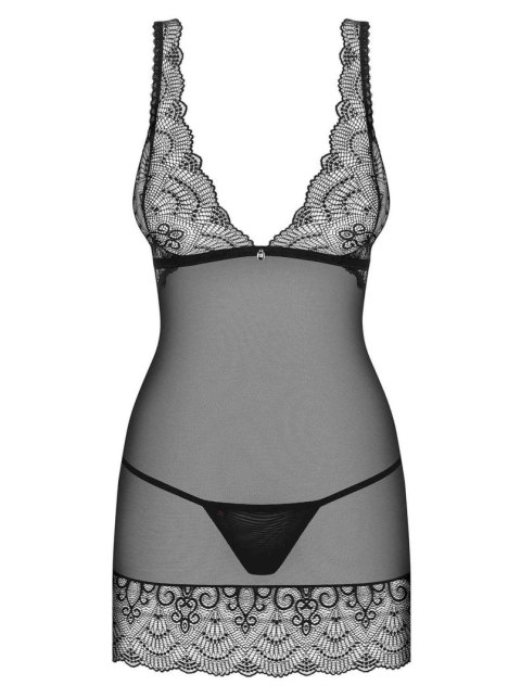 Obsessive Bielizna-Firella koszulka czarna S/M Obsessive Bielizna-Firella koszulka czarna S/M